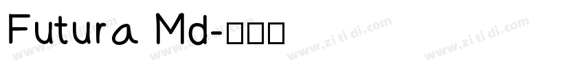 Futura Md字体转换